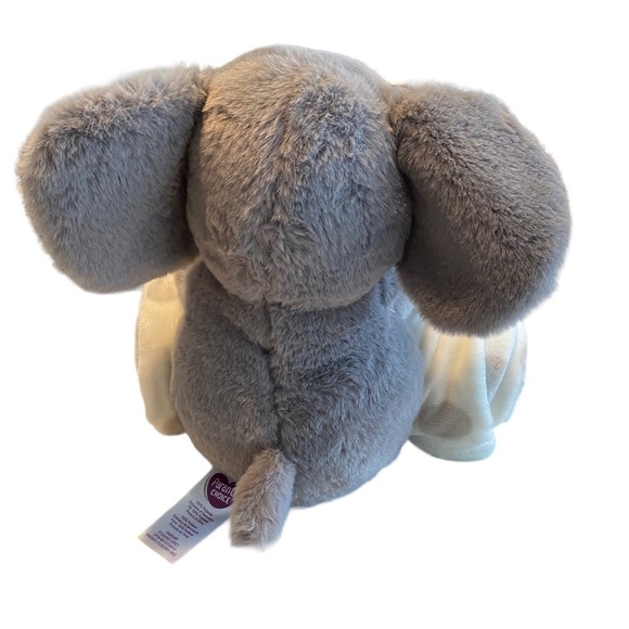 Parent's Choice Baby & Toddler White & Gray Dot Blanket & Plush Elephant Toy Set - Picture 4 of 14